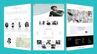 How To Make Complete Responsive Saloon Website Step By Step Using HTML, CSS And JS