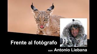 Frente al fotógrafo Con Antonio Liebana