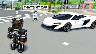 STEALING CARS IN ROBLOX DRIVING EMPIRE