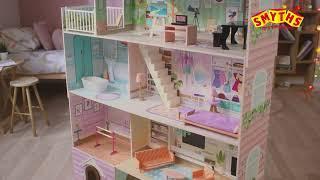 Lillies Holz-Puppenhaus  mit Puppenmöbeln- Smyths Toys Superstores DE