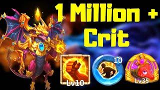 Highest Crit Zephyrica in the Game | Castle Clash | Over 1 Million Crit | Insane