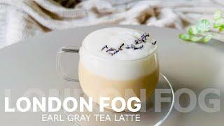 London Fog | Earl Grey Tea Latte | Canadian Cuisine  | Homemade Starbucks London fog ️