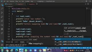 Swapping of two number using arithmetic operator in c |electro4u foundation