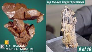 Top Ten Non-Copper Specimens from the A.E. Seaman Mineral Museum - 8 of 10 - Calaverite