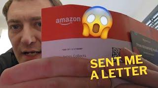 Amazon sent me a letter