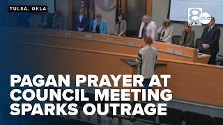 Pagan prayer at Tulsa Council meeting sparks talk on religious freedom and symbolism