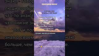 Я знаю, что НИЧЕГО не знаю Психология мотивации, цитаты, саморазвитие, философия