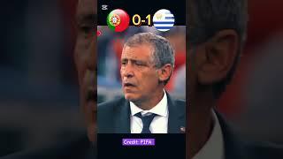 Portugal vs Uruguay fifaWC2018 R16 Ronaldo vsCavani#ytshorts #football #cr7 #cavani