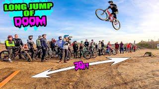 MTB LONG JUMP OF DOOM - PUBLIC BIKE PARK EDITION!