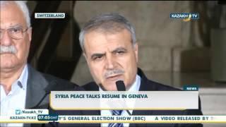 Женевада Сириядағы жағдай бойынша келіссөздердің кезекті раунды басталды - Kazakh TV