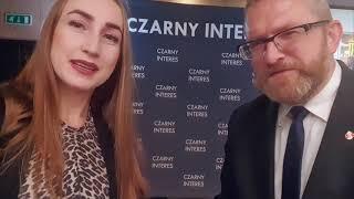 Grzegorz Braun przed premierą filmu "Czarny interes"