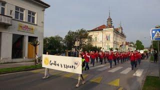 PRVOMAJSKA BUDNICA V DOMŽALAH GODBA DOMŽALE NARODNE NOŠE DOMŽALSKE MAŽORETKE 1 5 2024