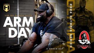 Arm Day with Samson Dauda (Try These Supersets!) | 3 weeks out Mr Olympia 2024 | HOSSTILE