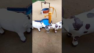 Cow dropped water bucket and hand pump || mini project part 2