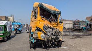 Hino Truck Huge Dangerous Accident Cabin Chassis Amazing Repairing And Restoration Pakistan Mechanic