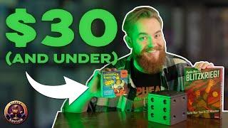 Top 5 Board Games Under $30 | Budget-Friendly Gaming