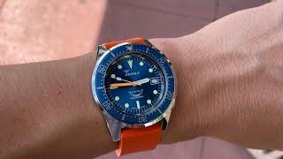 Squale 1521 50 Atmos Polished Blue 4k (Review& On Wrist)