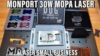 Elevate Your Engraving with Monport 30W MOPA Fiber Laser  | Review & Demo