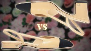 Chanel Slingbacks: Comparison Flats vs Heels