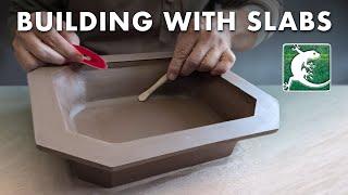 Making a Truncated Bonsai Pottery with Clay Slabs - Step by Step