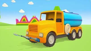  Compilation per bimbi: Leo il camion curioso primo giorno dell'estate e giochi sulla spiaggia ️