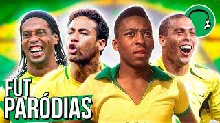  AS LENDAS DO FUTEBOL BRASILEIRO | Paródia Vamos pra Gaiola - Kevin o Chris Ft. FP do Trem Bala