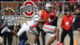 Western Michigan @ #2 Ohio State full game in 40 September 7th 2024