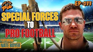 Special Forces learns to play professional football on YouTube - Nate Boyer - Time for Pie #77