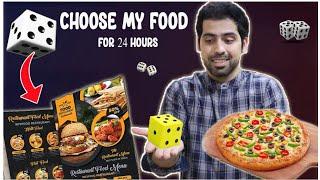 Letting DICE Decide My Food For 24 Hours || Dice Challenge || 24 Hours Food Challenge  