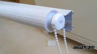 KINLO ortina Termica Enrollable Estor Opaco Doble Tela Resistente a UV para Ventana