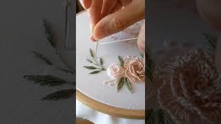 Tutoriel de broderie, point de nœud #broderietraditionelle #embroidery #tutorials #broderie #flowers