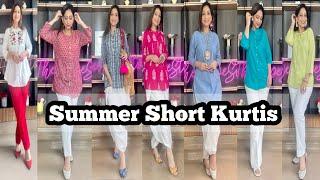 Short Kurti Haul | Summer Look Book |All under 600/- Amazon Haul |Thehopestory