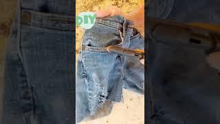 #jeanshorts #cutoffshorts upcycledjeans #upcycle #upcycling