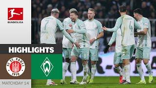 Away-Win In Hamburg! | FC St. Pauli - SV Werder Bremen 0-2 | Highlights | Matchday 14 – Bundesliga