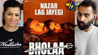 NAZAR LAG JAYEGI Song REACTION!! | Bholaa: Ajay Devgn, Tabu, Amala Paul, Javed Ali