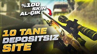 CS GO 2022 TÜM SİTELER ! CS GO DEPOSİTSİZ SİTELER 2022 ! 40 SİTE TEK VİDEODA CSGO BEDAVA SKİN AL  $