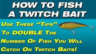 How To Fish A Twitch Bait - Tips To Fish A Twitch bait from a pro. Catch more fish on twitch baits