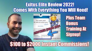 Exitus Elite Review | Easy One Up Alternative | Cash Now Funnel