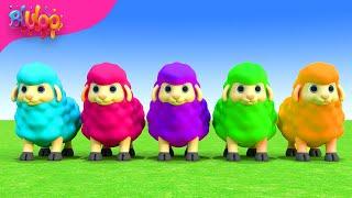 Learn Colors | Baa Baa Black Sheep Song | BluLoo Nursery Rhymes & Kids Songs