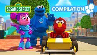 Mecha Builders Save Cars, Trains, and Rockets | Sesame Street Episodes