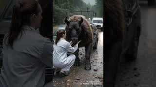 GIANT Bison Shows Incredible Trust During Vet Visit!