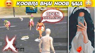  Cute Girl Gamer Challenge Me In Pubg Lite | Koobra Bhai Pubg Lite