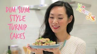 How to Make Chinese Turnip Cakes (蘿蔔糕) | Dim Sum Style