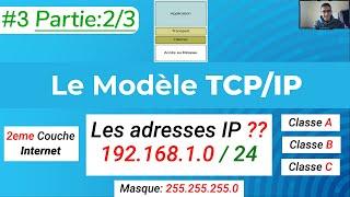 Modèle TCP/IP: Couche INTERNET / Les Adresses IP - الدارجة المغربية