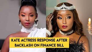 Kate Actress Issues Apology After Saying This to Kenyans on Finance Bill