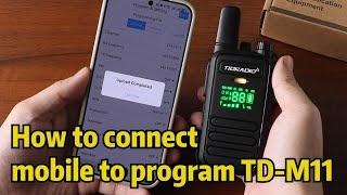 TD-M11 FRS CH22 Bluetooth Programming Tutorial