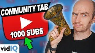 How To Build a YouTube Audience Through The Community Tab!