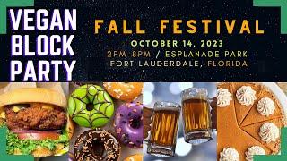 Vegan Block Party Fall Festival 2023