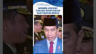 Momen Presiden Jokowi Tunjuk-tunjuk Wartawan Ketika Disinggung soal Melonjaknya Harga Beras