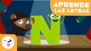 Aprende la letra N con Nico el ninja - El abecedario